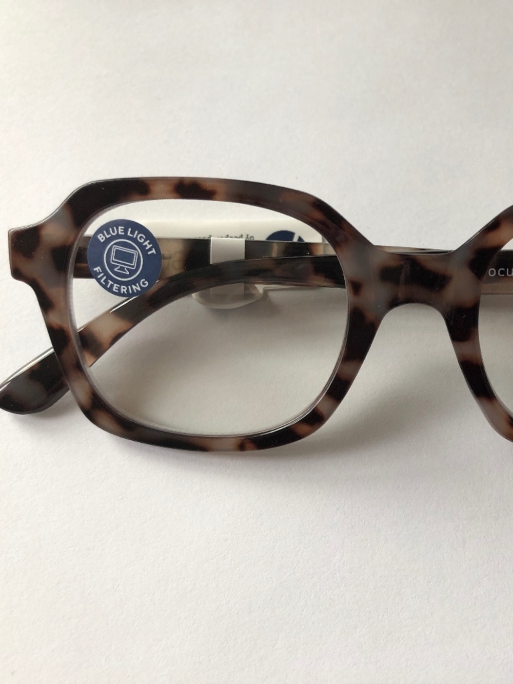 New Peepers Jet Set Gray Tortoise Blue Light Filter Glasses‎ +0.00